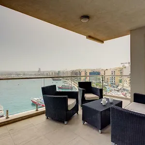 Apartment Contemporary, Luxury With Valletta And Harbour Views